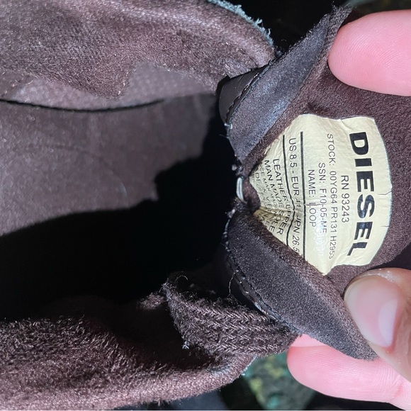 Vintage Brown Diesel Loop Shoes - Picture 4 of 5